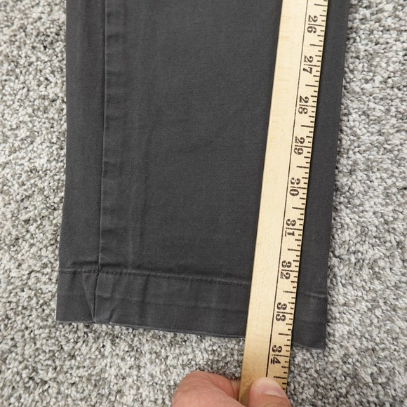 Banana Republic Pants Mens 32X34 Gray Mason Chino Trouser Straight Stretch Flex - Picture 3 of 13